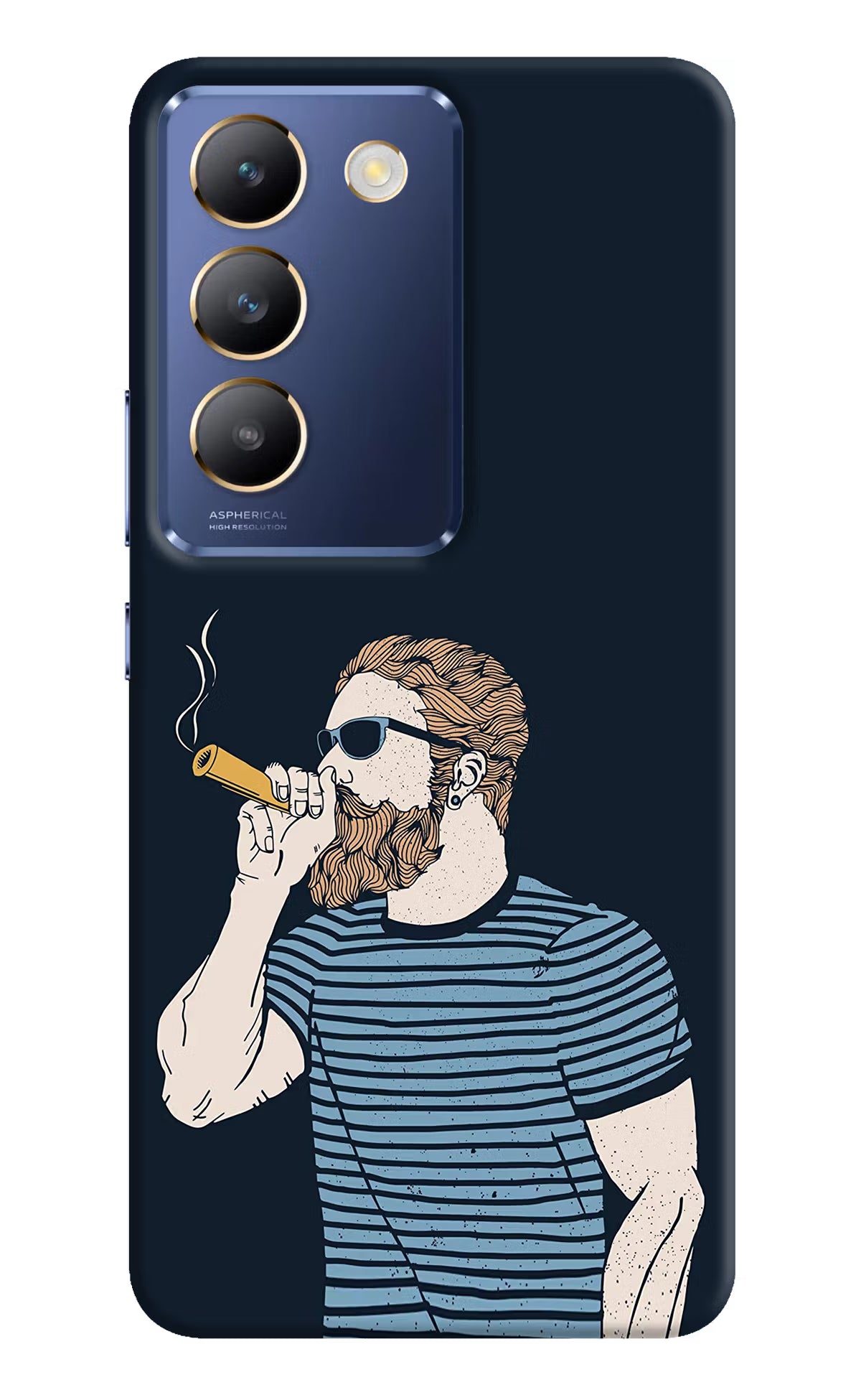 Smoking Vivo Y200E 5G/T3 5G Hard Case Back Cover by Casekaro