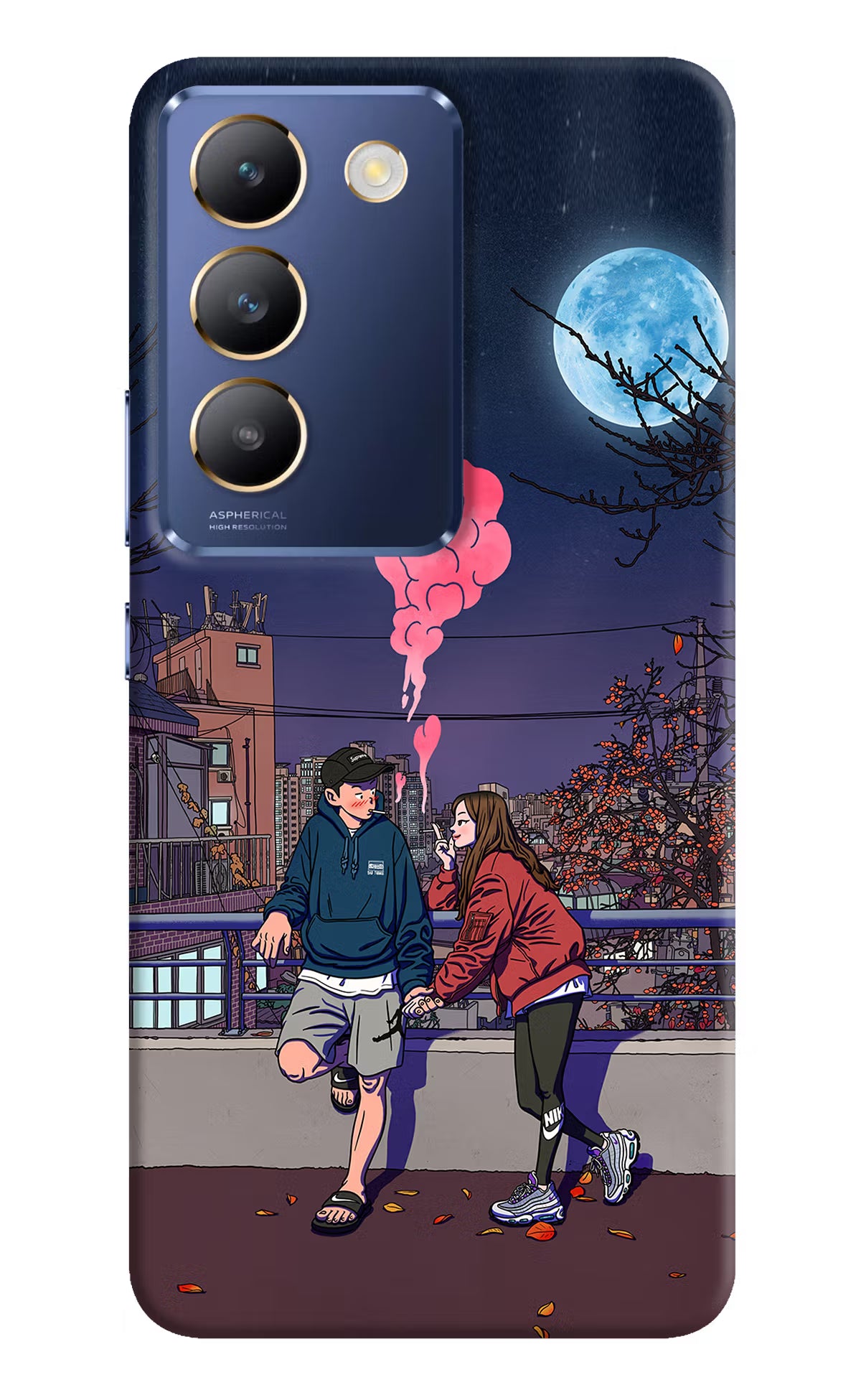 Chilling Couple Vivo Y200E 5G/T3 5G Hard Case Back Cover by Casekaro