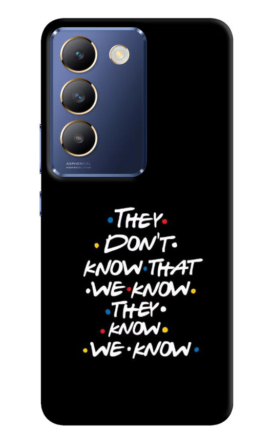 FRIENDS Dialogue Vivo Y200E 5G/T3 5G Hard Case Back Cover by Casekaro