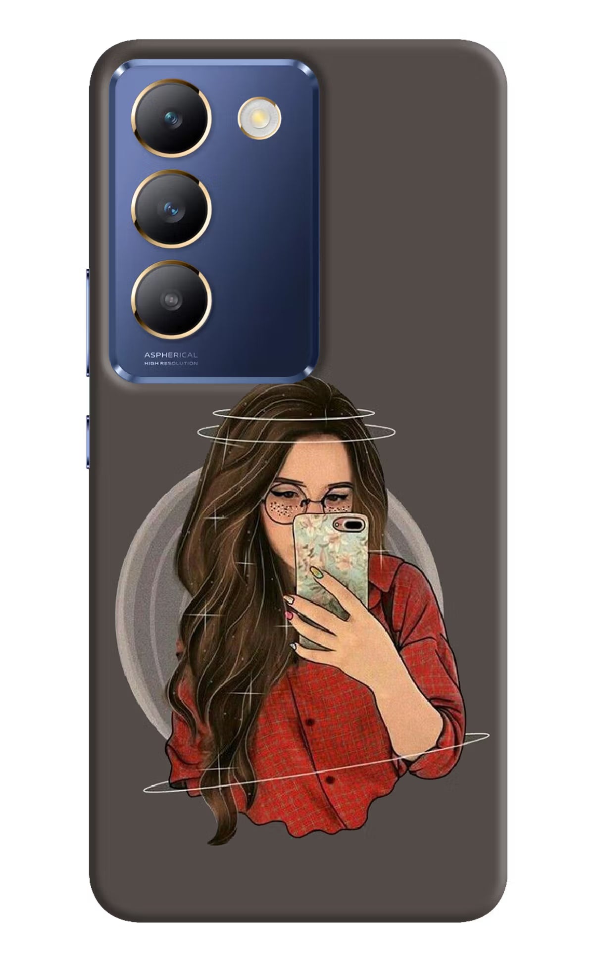 Selfie Queen Vivo Y200E 5G/T3 5G Hard Case Back Cover by Casekaro