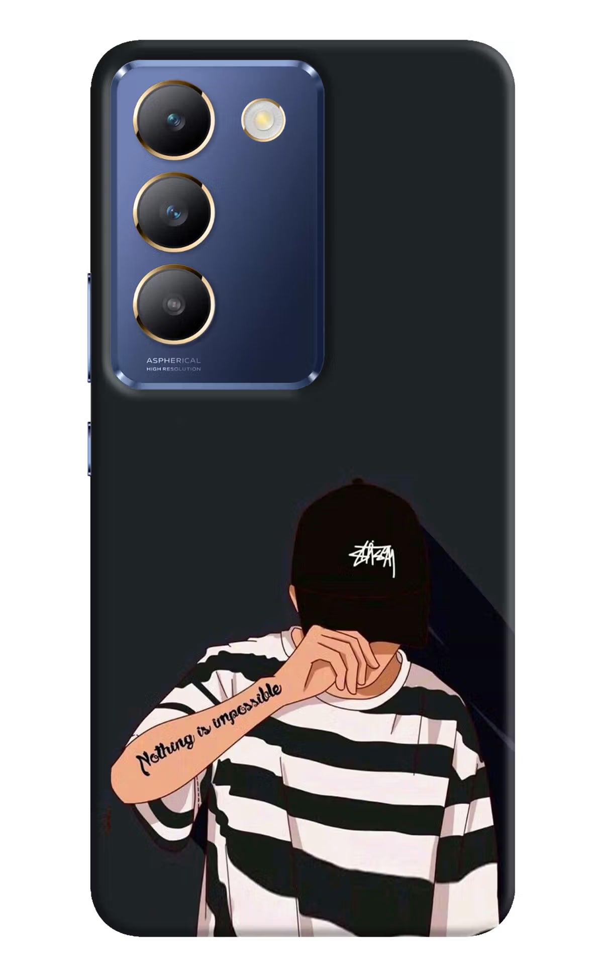 Aesthetic Boy Vivo Y200E 5G/T3 5G Hard Case Back Cover by Casekaro
