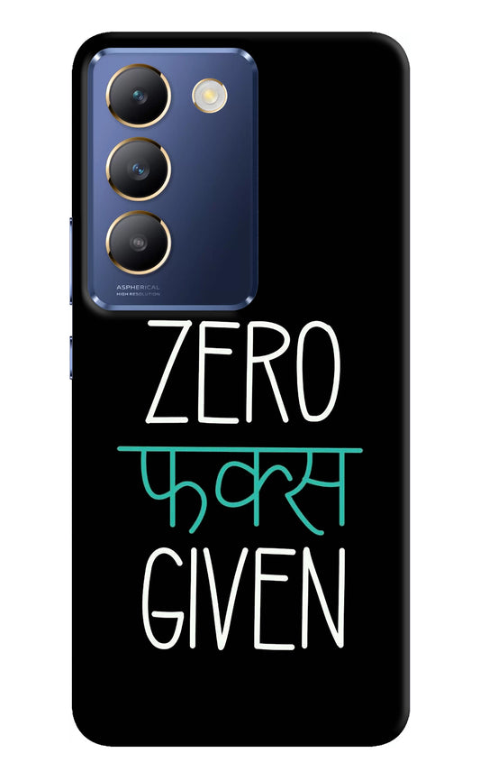 Zero Fucks Given Vivo Y200E 5G/T3 5G Back Cover