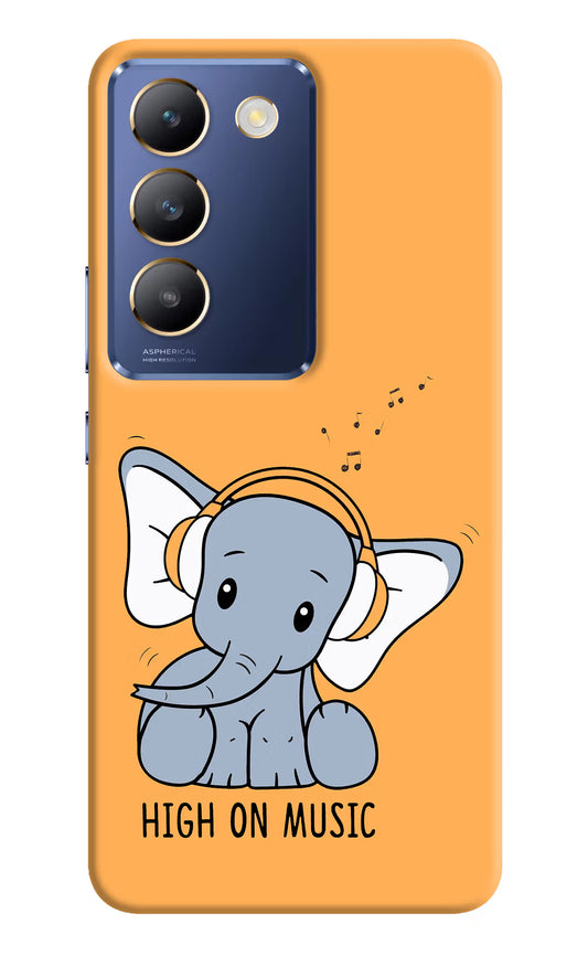 High On Music Vivo Y200E 5G/T3 5G Hard Case Back Cover by Casekaro