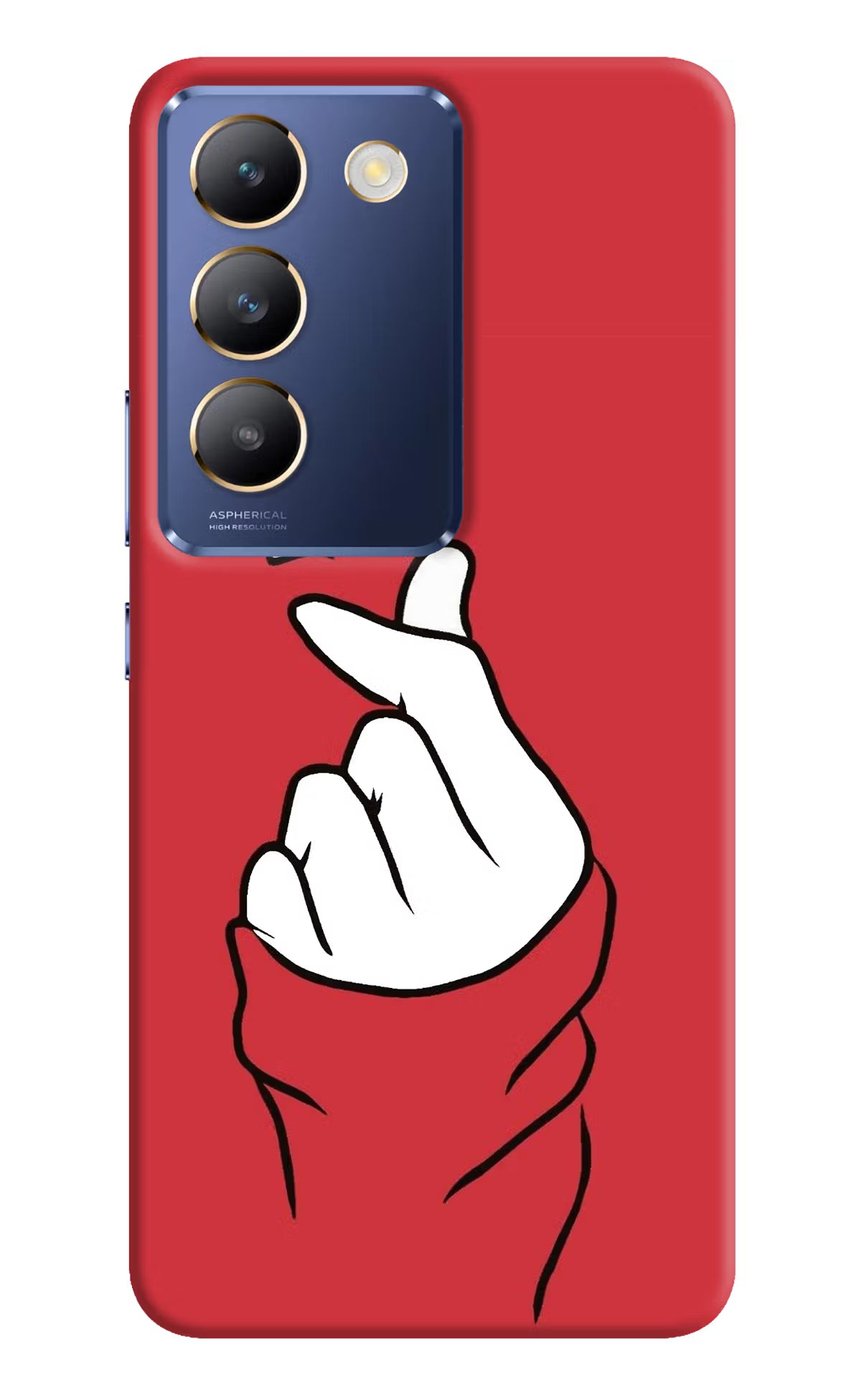 Korean Love Sign Vivo Y200E 5G/T3 5G Hard Case Back Cover by Casekaro