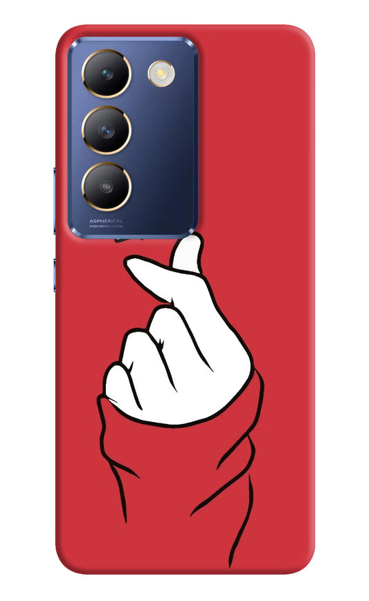 Korean Love Sign Vivo Y200E 5G/T3 5G Hard Case Back Cover by Casekaro