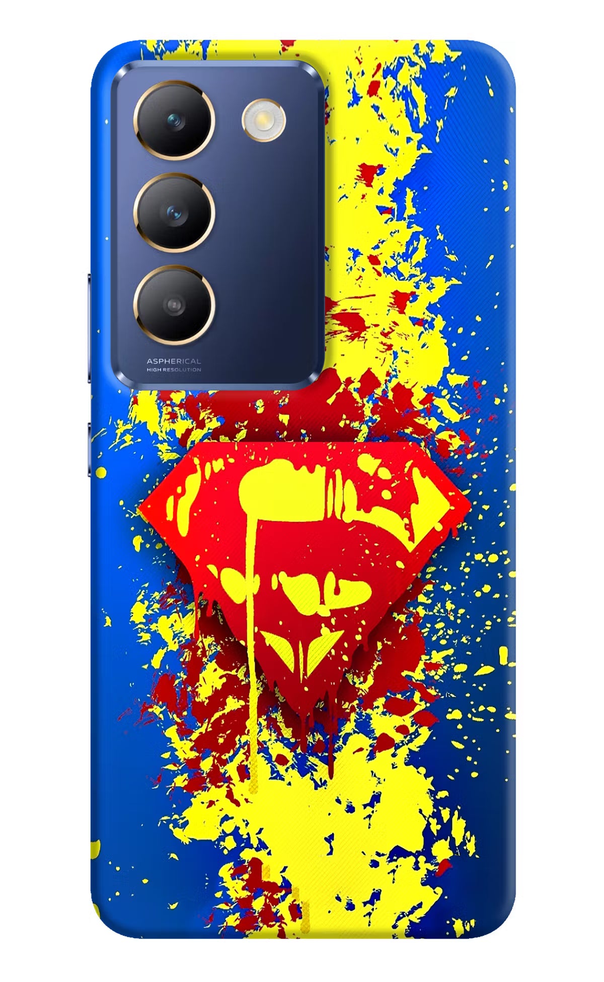 Superman logo Vivo Y200E 5G/T3 5G Hard Case Back Cover by Casekaro