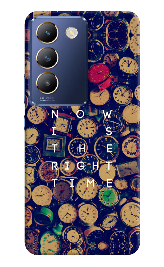 Now is the Right Time Quote Vivo Y200E 5G/T3 5G Hard Case Back Cover by Casekaro