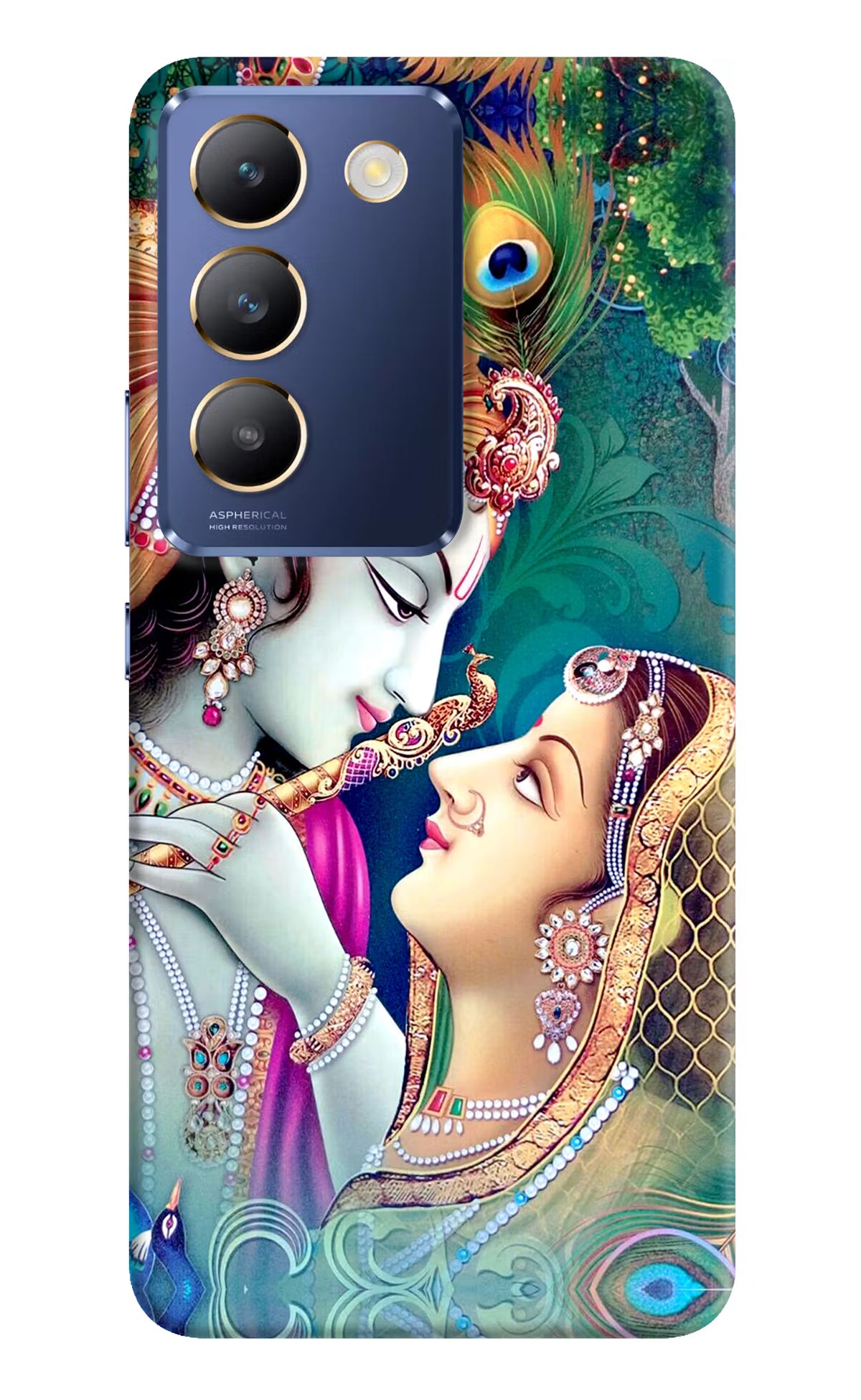 Lord Radha Krishna Vivo Y200E 5G/T3 5G Hard Case Back Cover by Casekaro