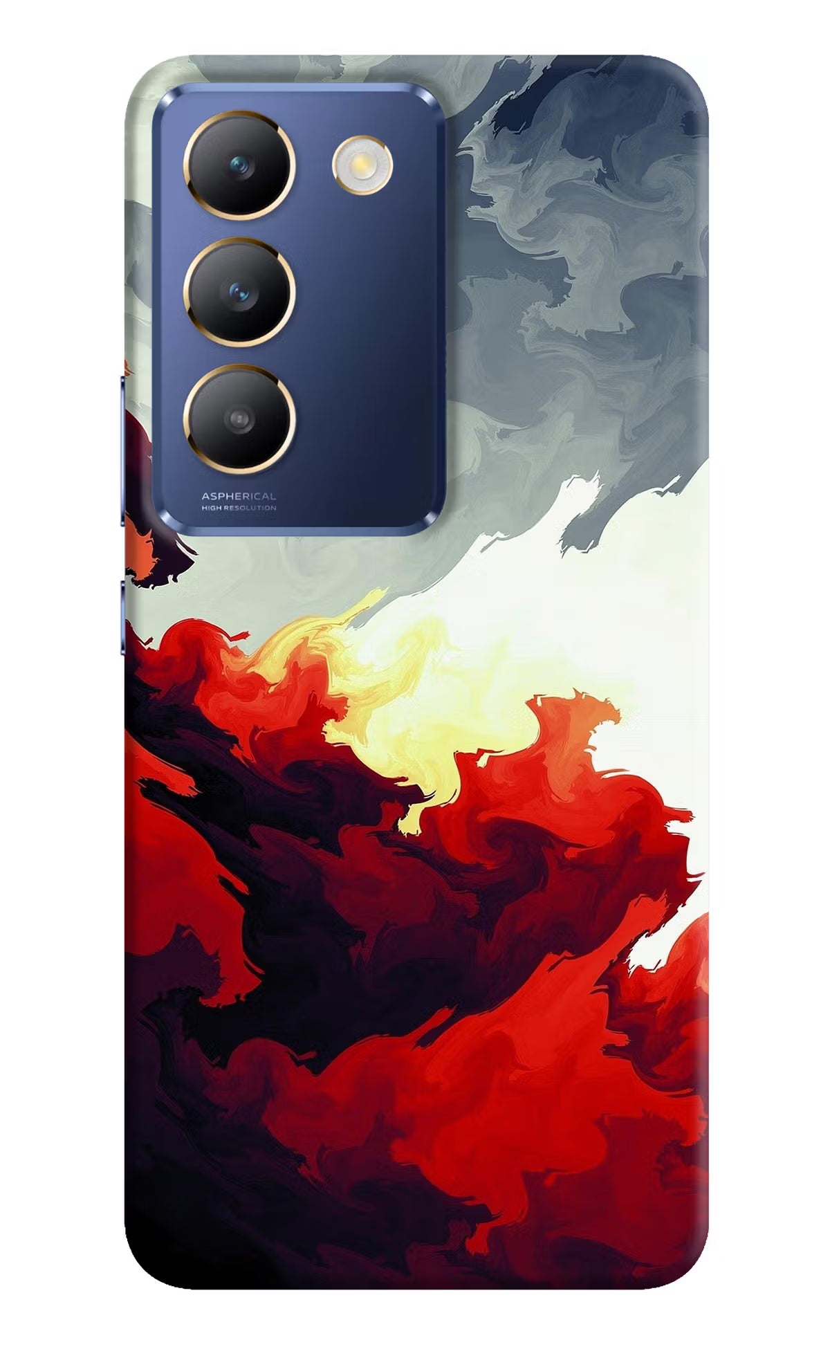 Fire Cloud Vivo Y200E 5G/T3 5G Hard Case Back Cover by Casekaro