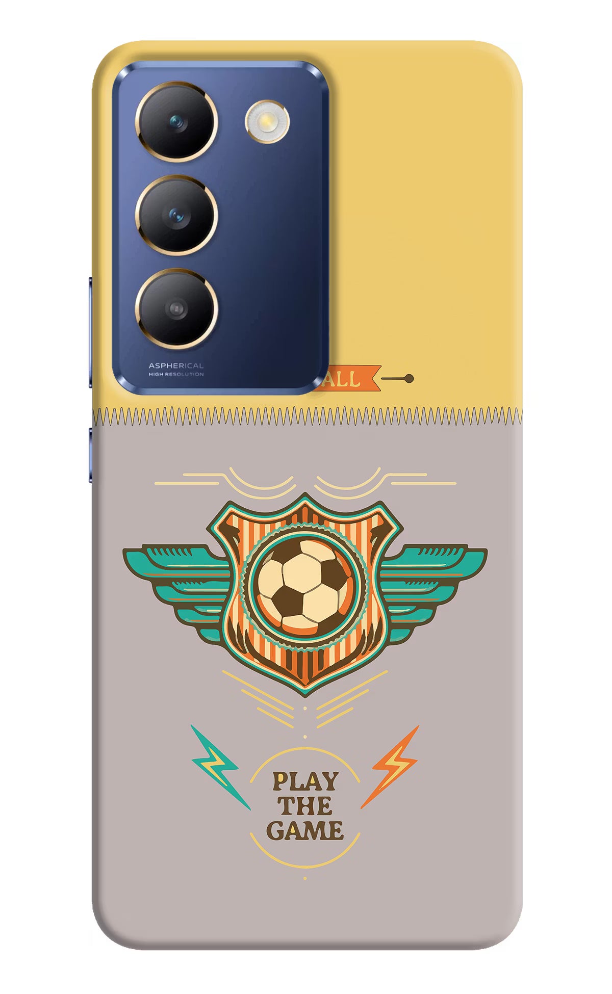 Football Vivo Y200E 5G/T3 5G Hard Case Back Cover by Casekaro