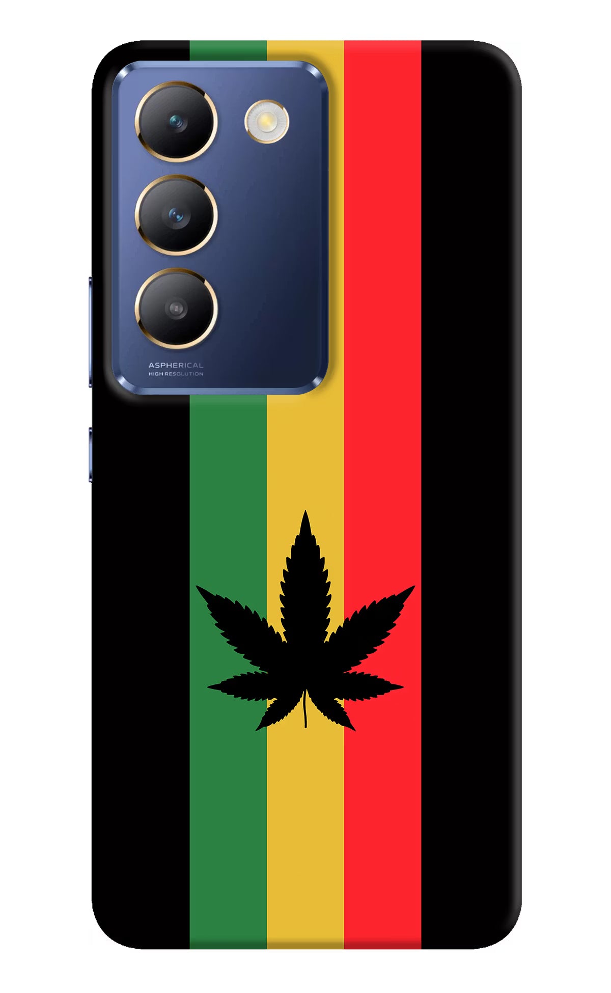 Weed Flag Vivo Y200E 5G/T3 5G Hard Case Back Cover by Casekaro
