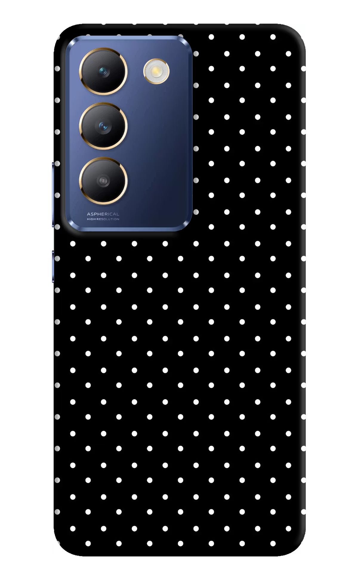 White Dots Vivo Y200E 5G/T3 5G Hard Case Back Cover by Casekaro