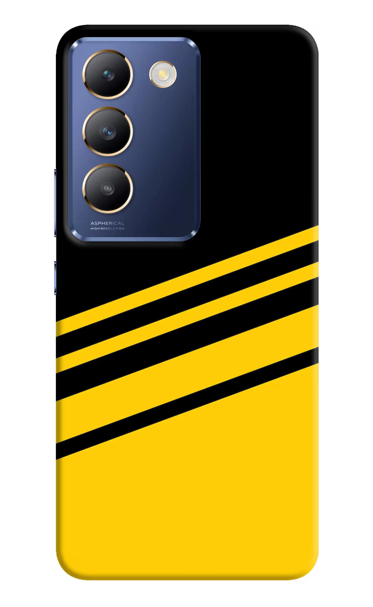 Yellow Shades Vivo Y200E 5G/T3 5G Hard Case Back Cover by Casekaro