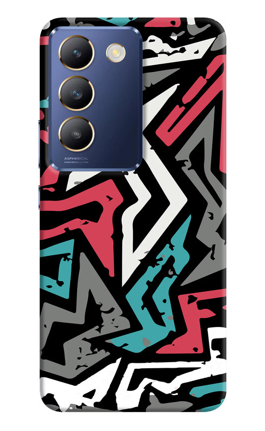 Geometric Graffiti Vivo Y200E 5G/T3 5G Hard Case Back Cover by Casekaro