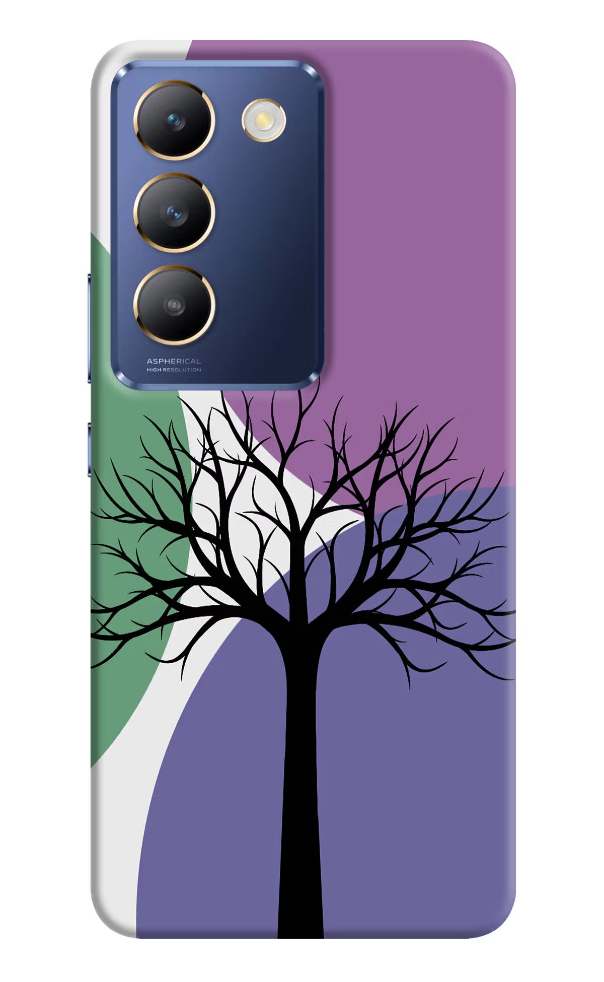 Tree Art Vivo Y200E 5G/T3 5G Hard Case Back Cover by Casekaro