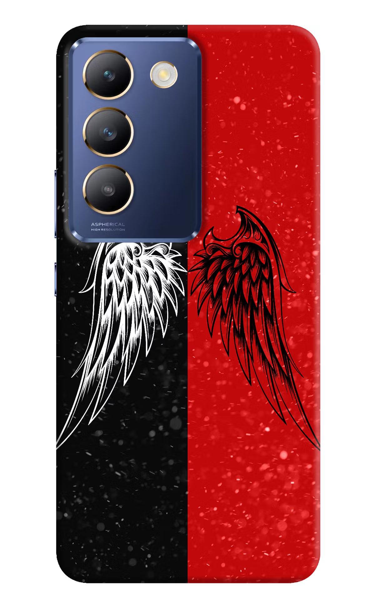 Wings Vivo Y200E 5G/T3 5G Hard Case Back Cover by Casekaro