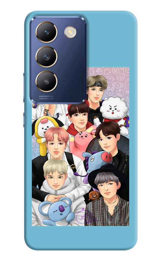BTS with animals Vivo Y200E 5G/T3 5G Back Cover