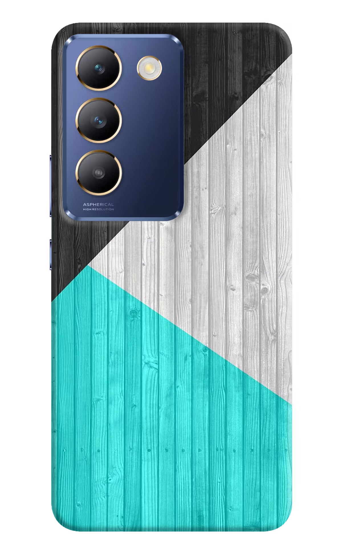 Wooden Abstract Vivo Y200E 5G/T3 5G Hard Case Back Cover by Casekaro