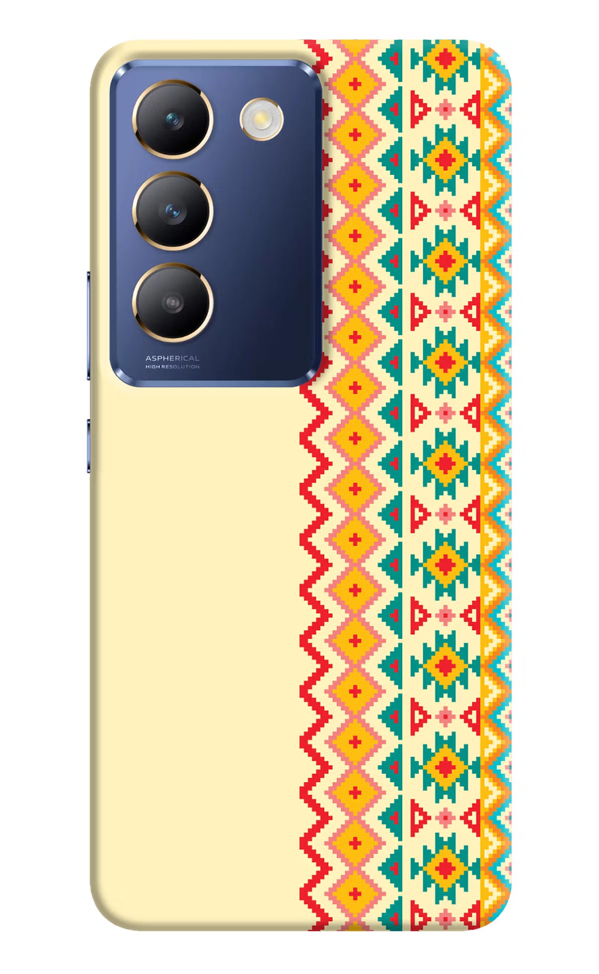 Ethnic Seamless Vivo Y200E 5G/T3 5G Hard Case Back Cover by Casekaro