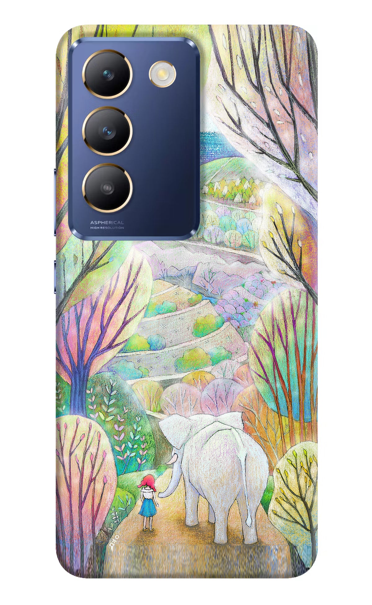 Nature Painting Vivo Y200E 5G/T3 5G Hard Case Back Cover by Casekaro
