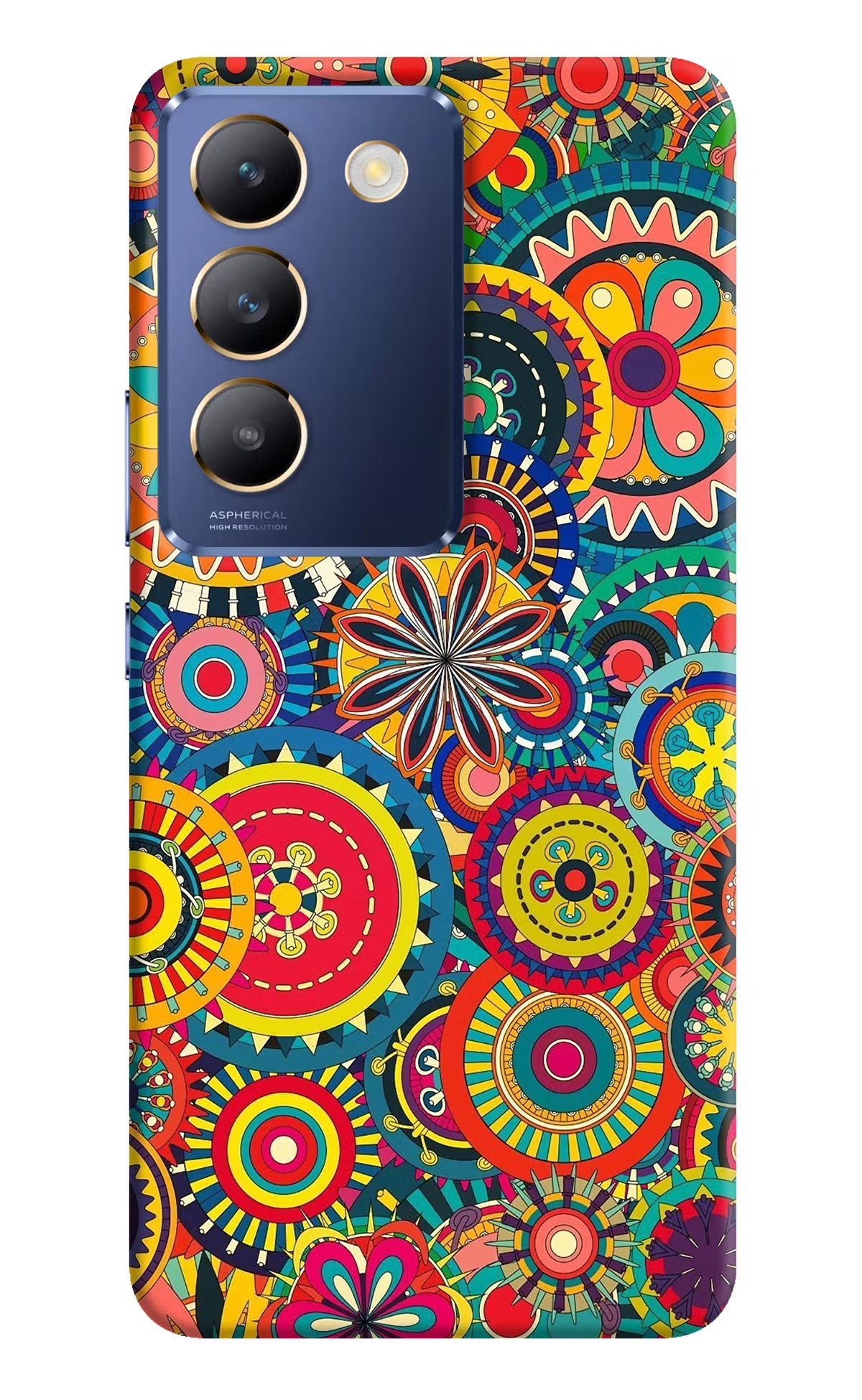 Gol Gol Art Vivo Y200E 5G/T3 5G Hard Case Back Cover by Casekaro