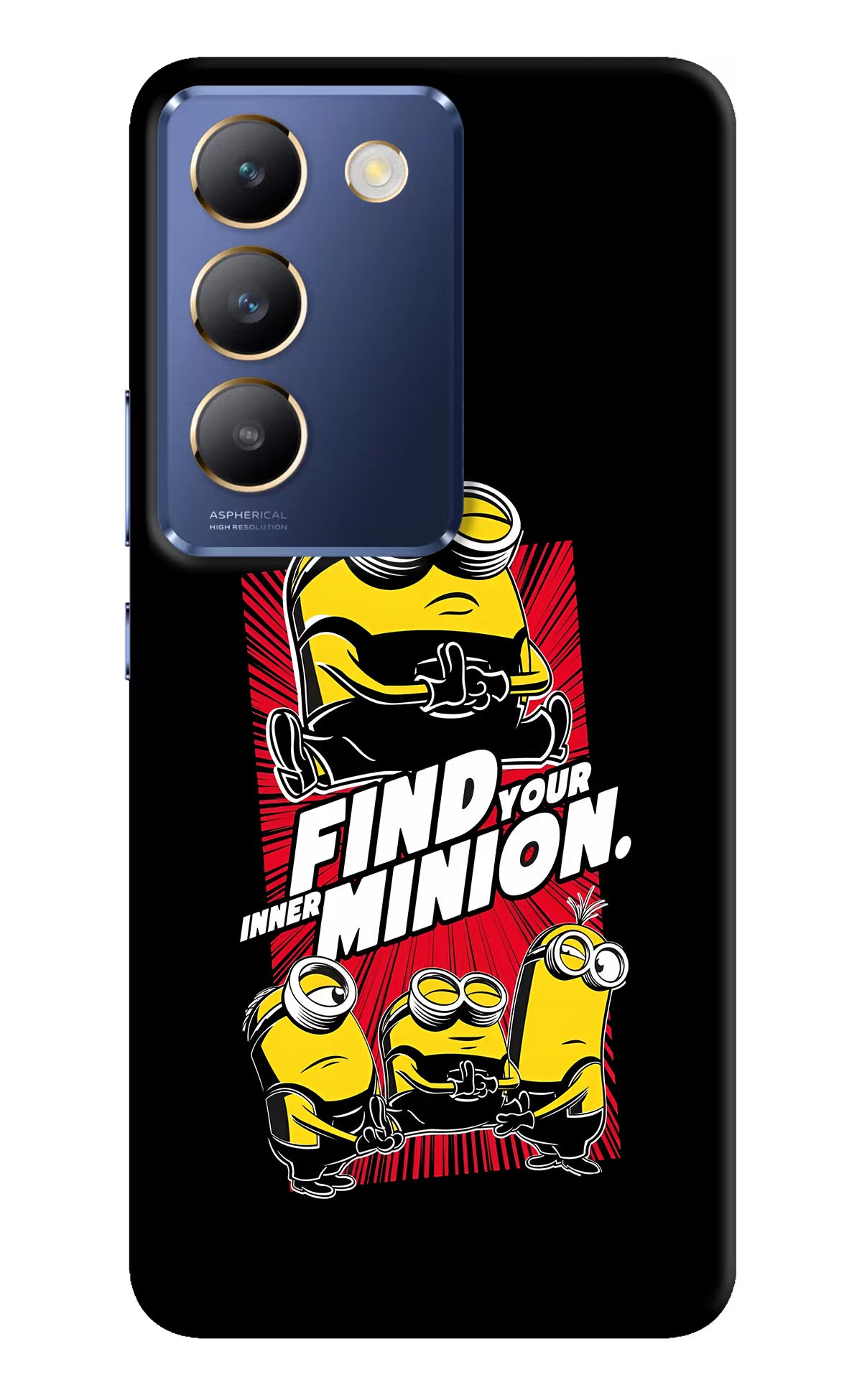 Find your inner Minion Vivo Y200E 5G/T3 5G Hard Case Back Cover by Casekaro