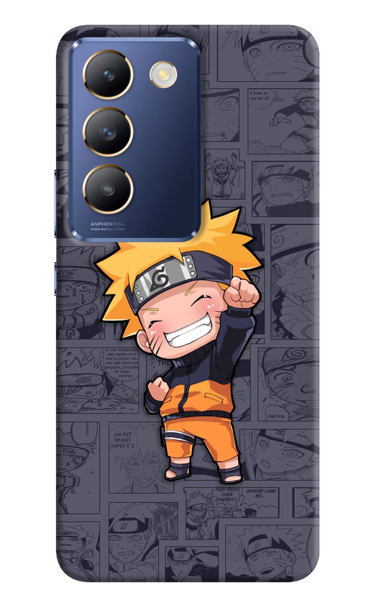 Chota Naruto Vivo Y200E 5G/T3 5G Hard Case Back Cover by Casekaro