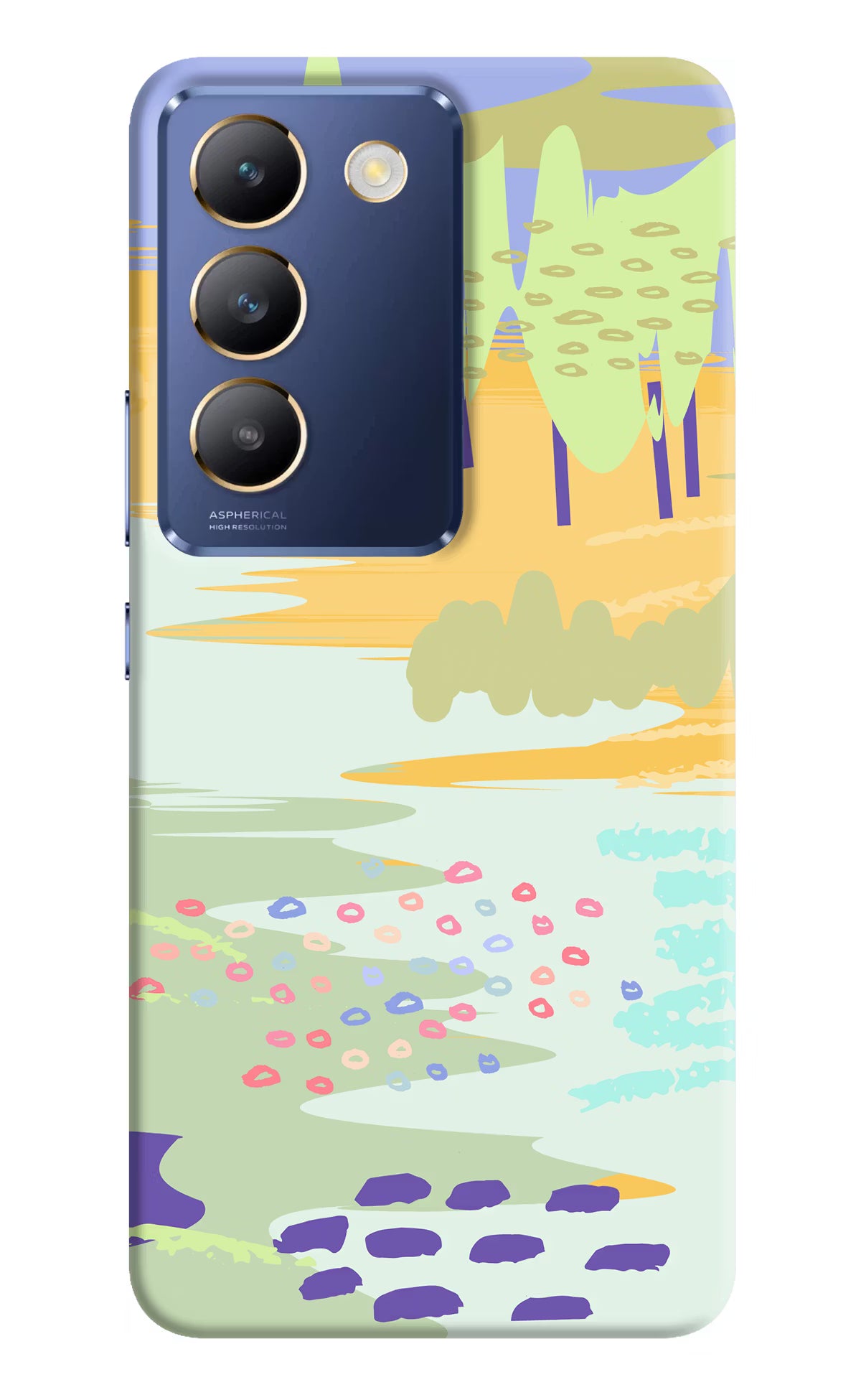 Scenery Vivo Y200E 5G/T3 5G Hard Case Back Cover by Casekaro