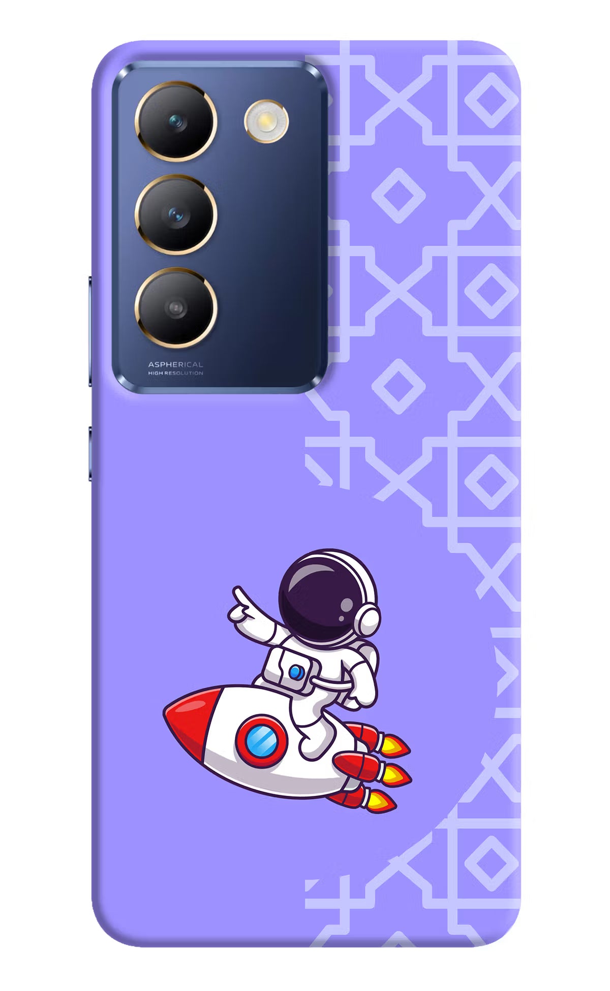Cute Astronaut Vivo Y200E 5G/T3 5G Hard Case Back Cover by Casekaro