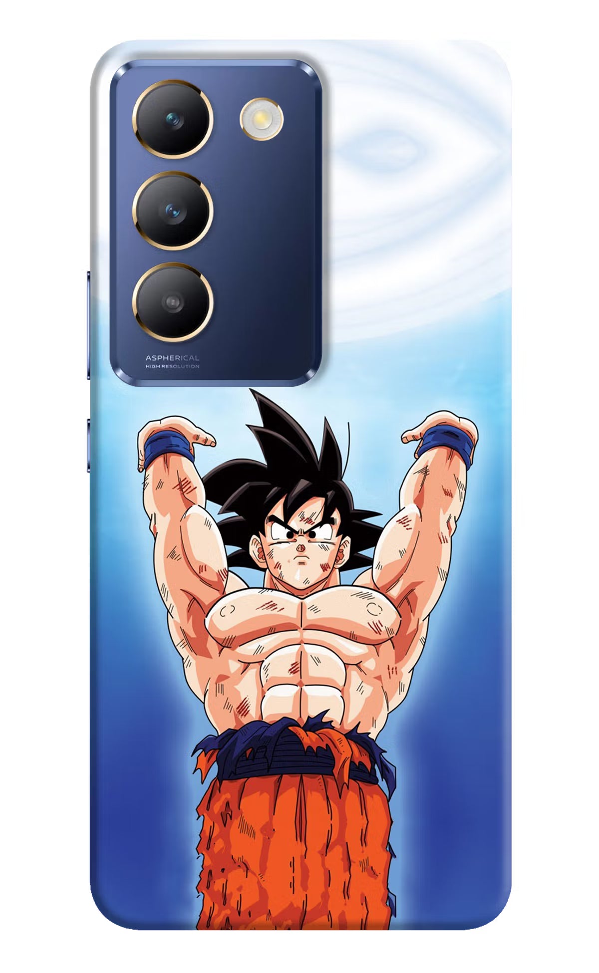 Goku Power Vivo Y200E 5G/T3 5G Hard Case Back Cover by Casekaro
