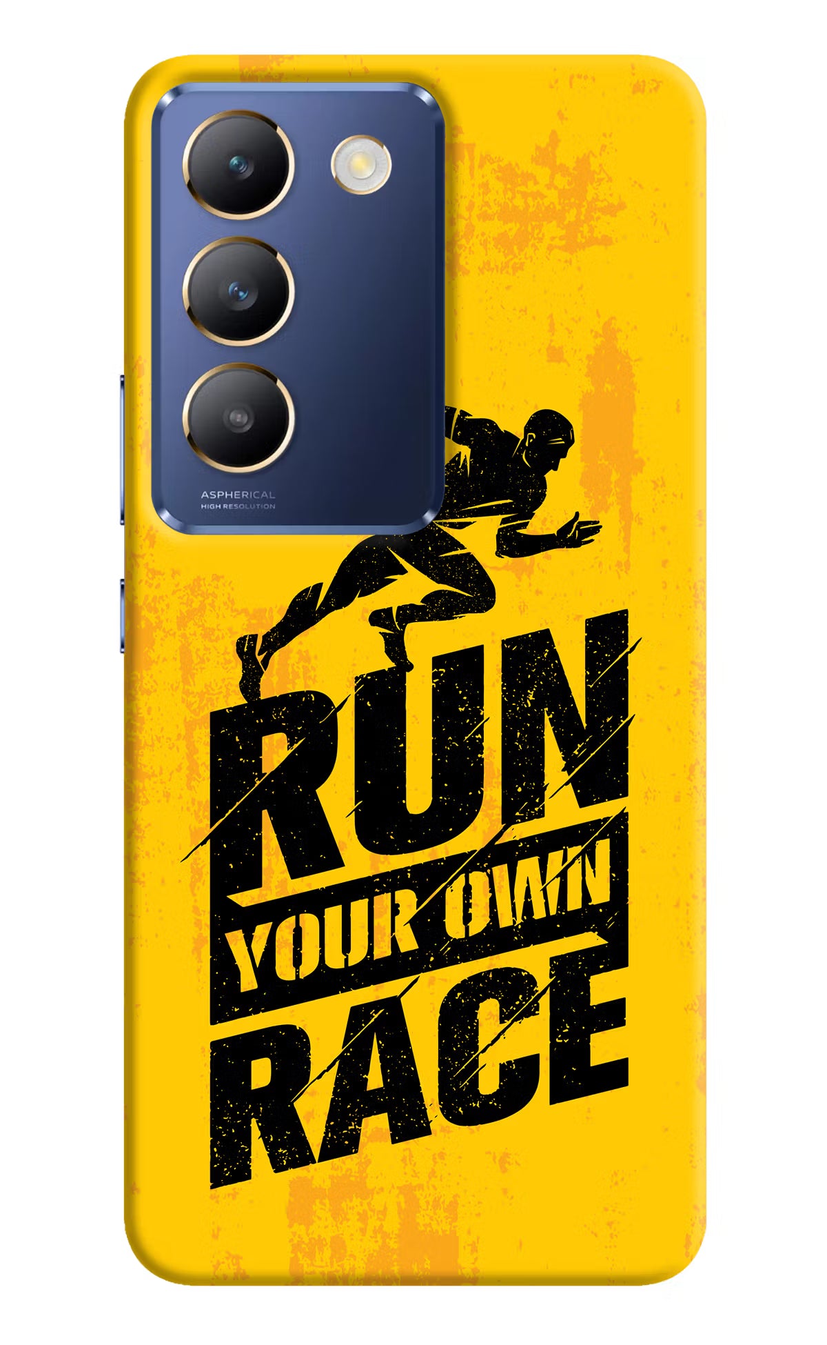 Run Your Own Race Vivo Y200E 5G/T3 5G Hard Case Back Cover by Casekaro