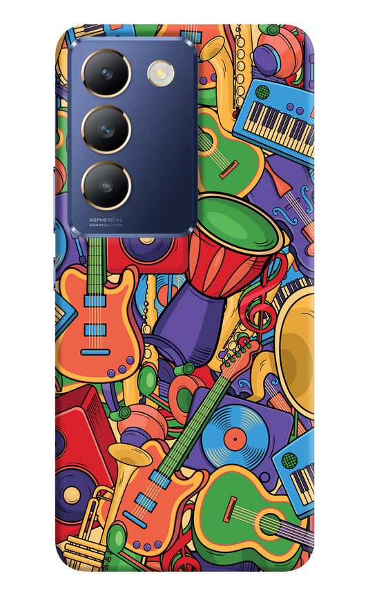 Music Instrument Doodle Vivo Y200E 5G/T3 5G Hard Case Back Cover by Casekaro