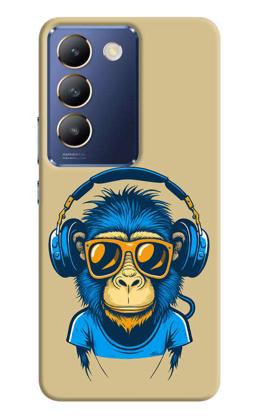 Monkey Headphone Vivo Y200E 5G/T3 5G Hard Case Back Cover by Casekaro