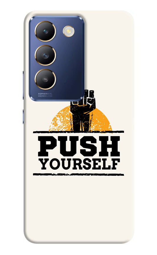 Push Yourself Vivo Y200E 5G/T3 5G Hard Case Back Cover by Casekaro