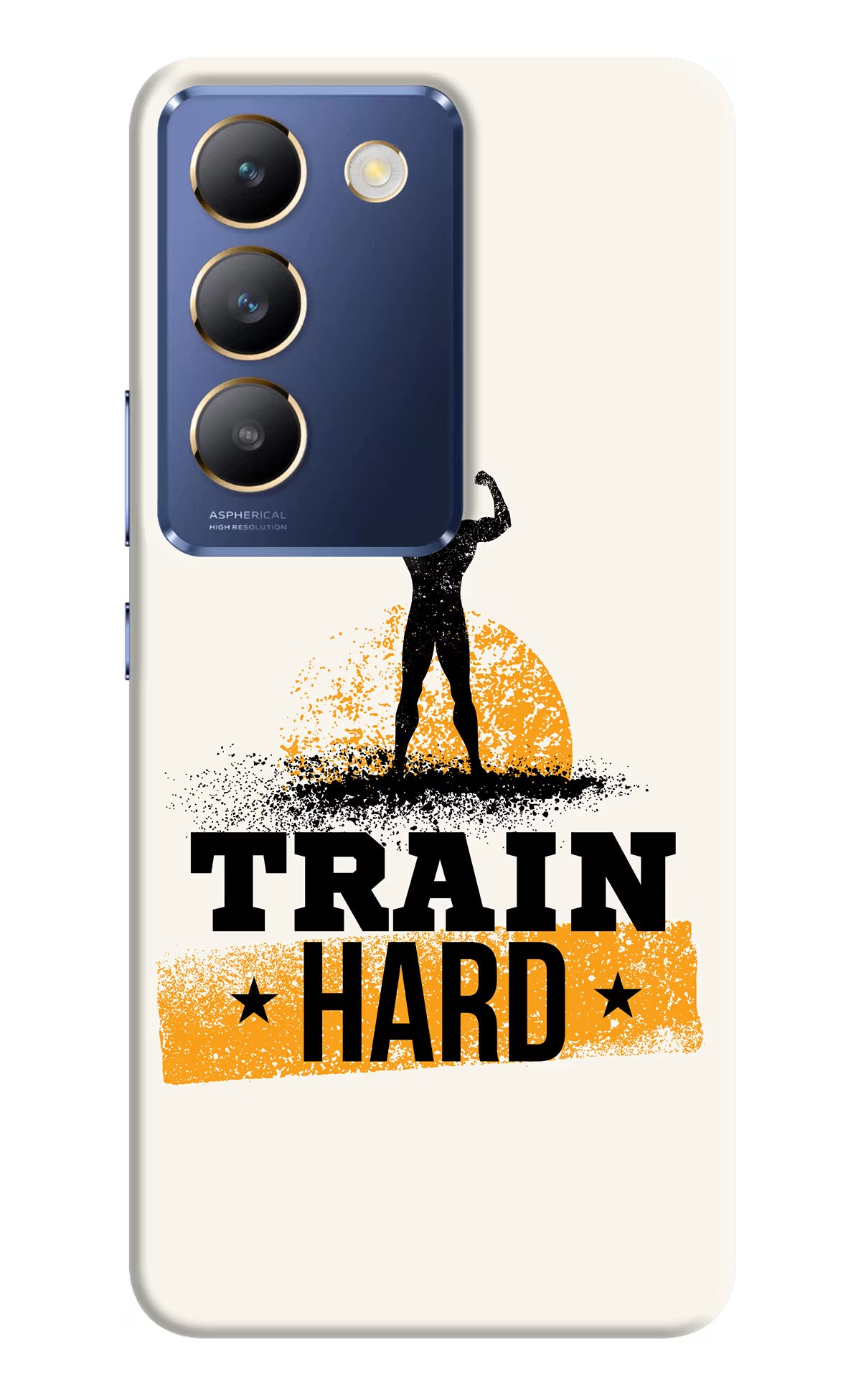 Train Hard Vivo Y200E 5G/T3 5G Hard Case Back Cover by Casekaro