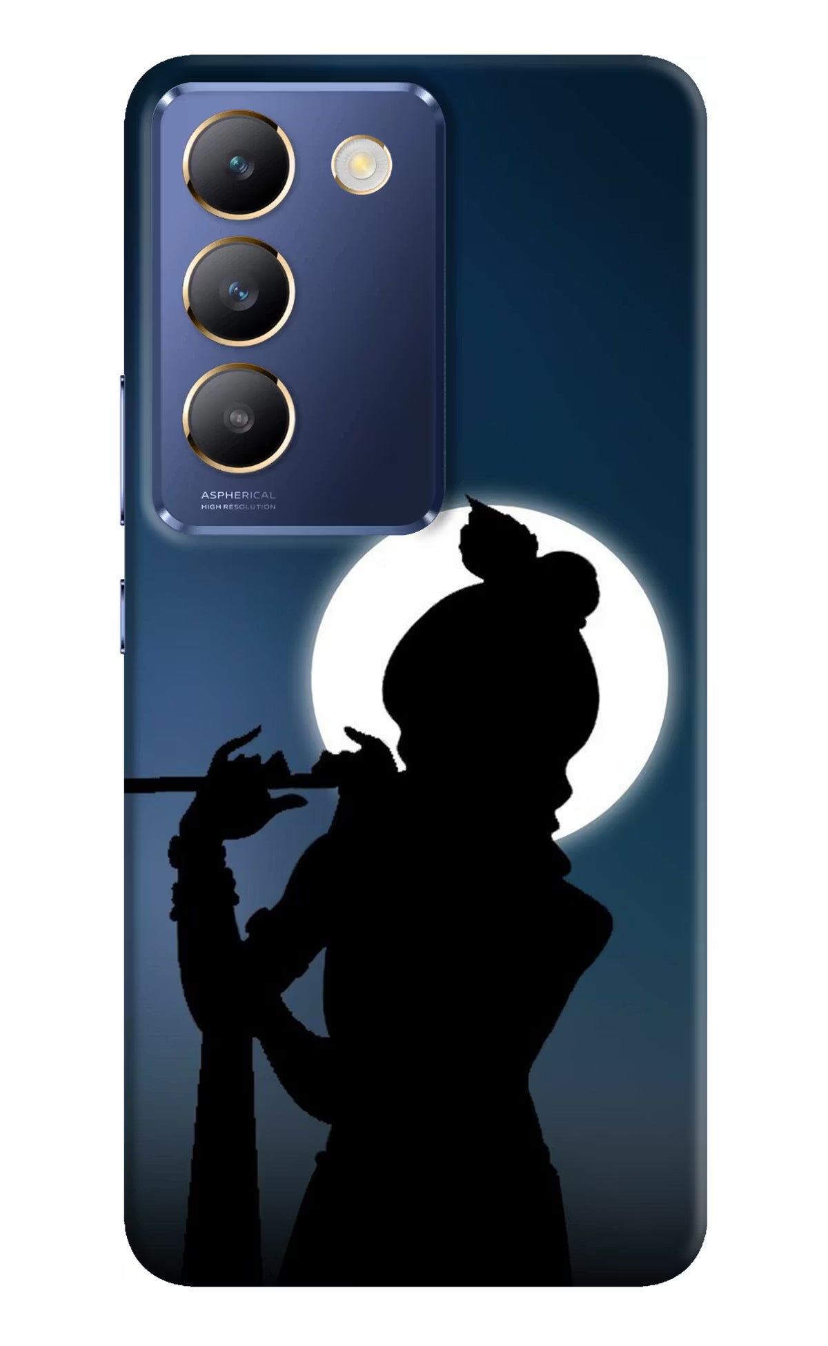 Shri Krishna Silhouette Vivo Y200E 5G/T3 5G Hard Case Back Cover by Casekaro