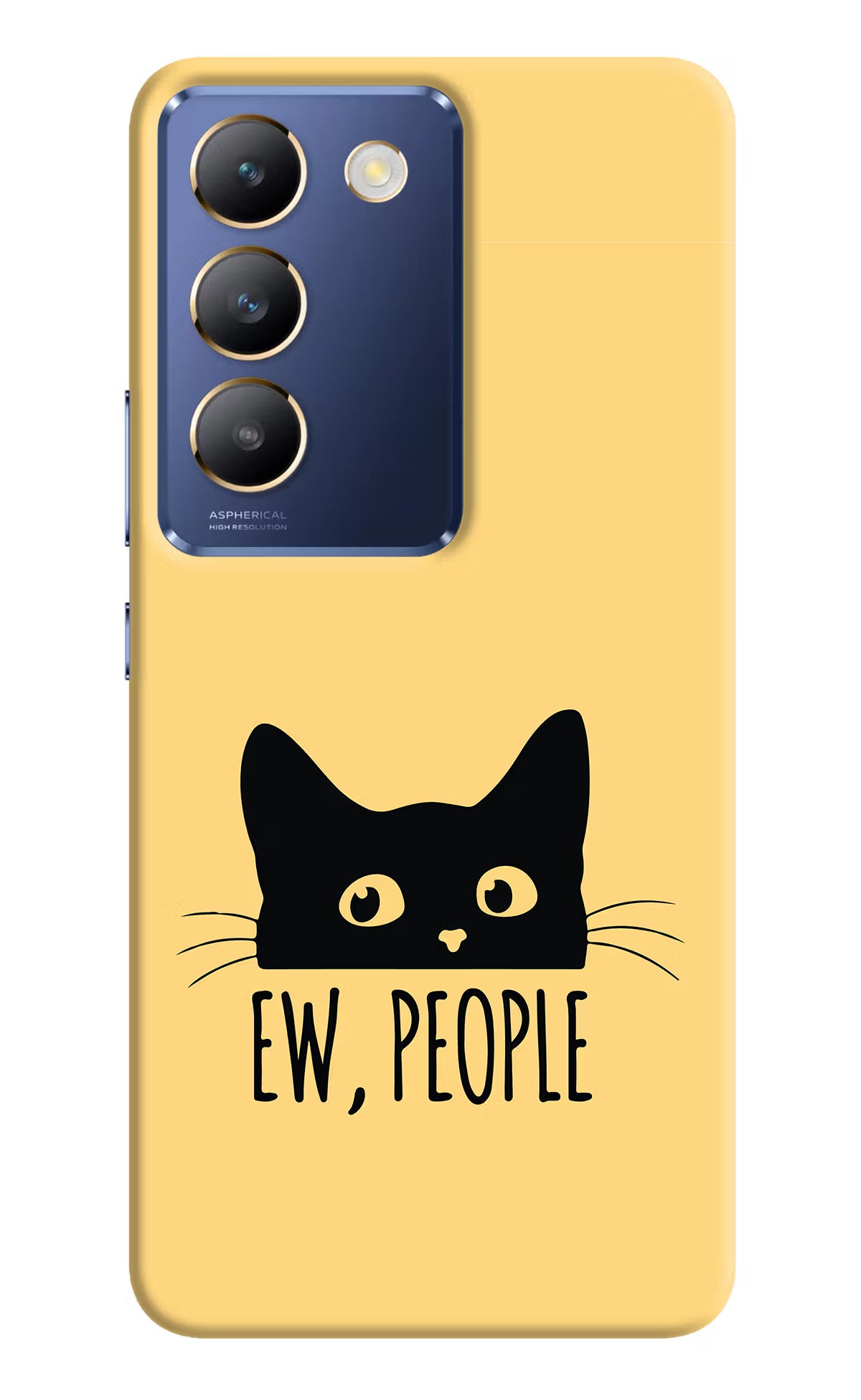 Ew People Catitude Vivo Y200E 5G/T3 5G Hard Case Back Cover by Casekaro