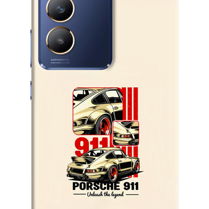 Classic Porsche 911 Vivo Y200E 5G/T3 5G Hard Case Back Cover by Casekaro