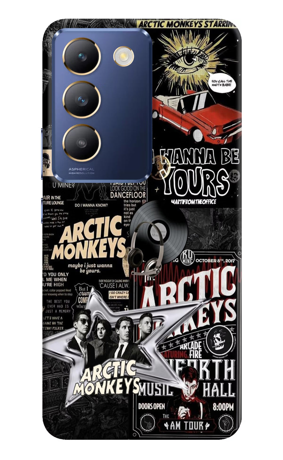 Arctic Monkeys Vivo Y200E 5G/T3 5G Back Cover, Hard case