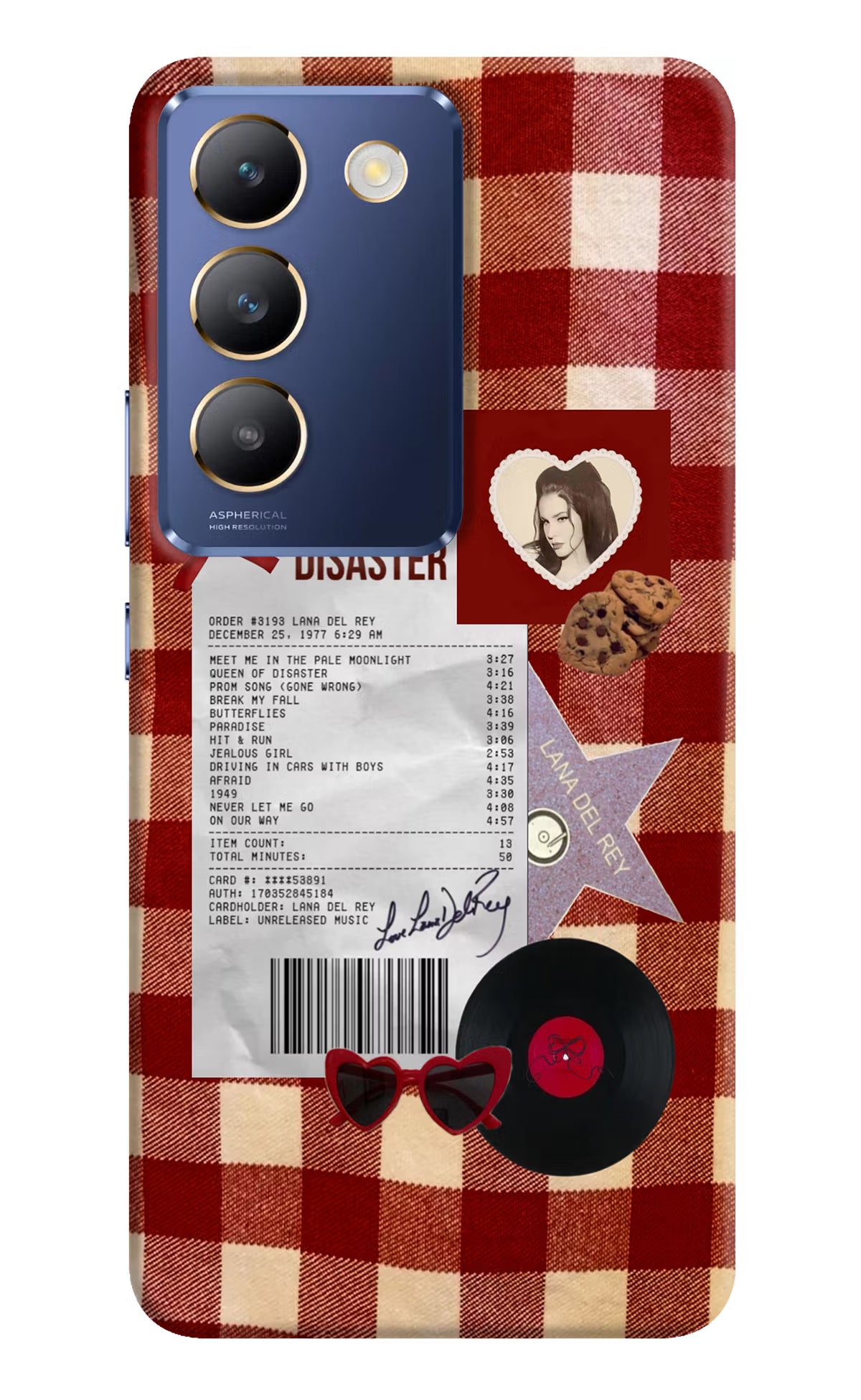 Queen of Disaster Vivo Y200E 5G/T3 5G Hard Case Back Cover by Casekaro