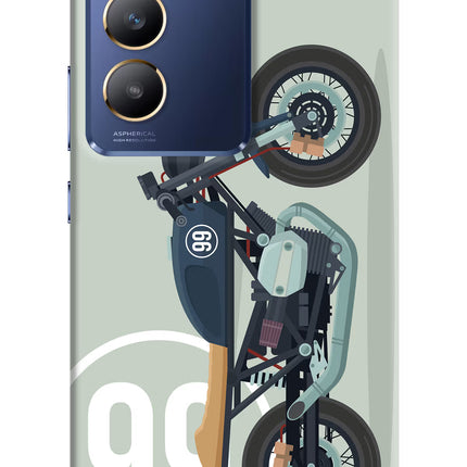Classic Cafe Racer 99 Vivo Y200E 5G/T3 5G Hard Case Back Cover by Casekaro