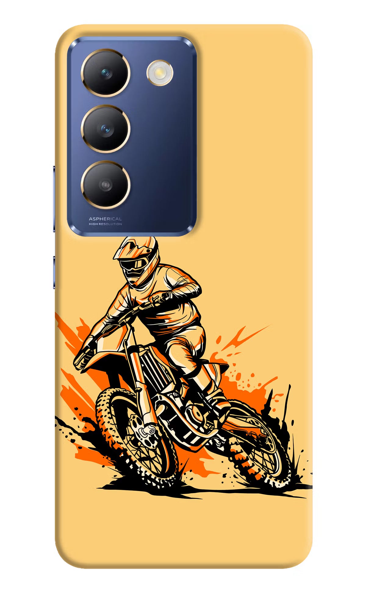Off-Road Fury Vivo Y200E 5G/T3 5G Hard Case Back Cover by Casekaro