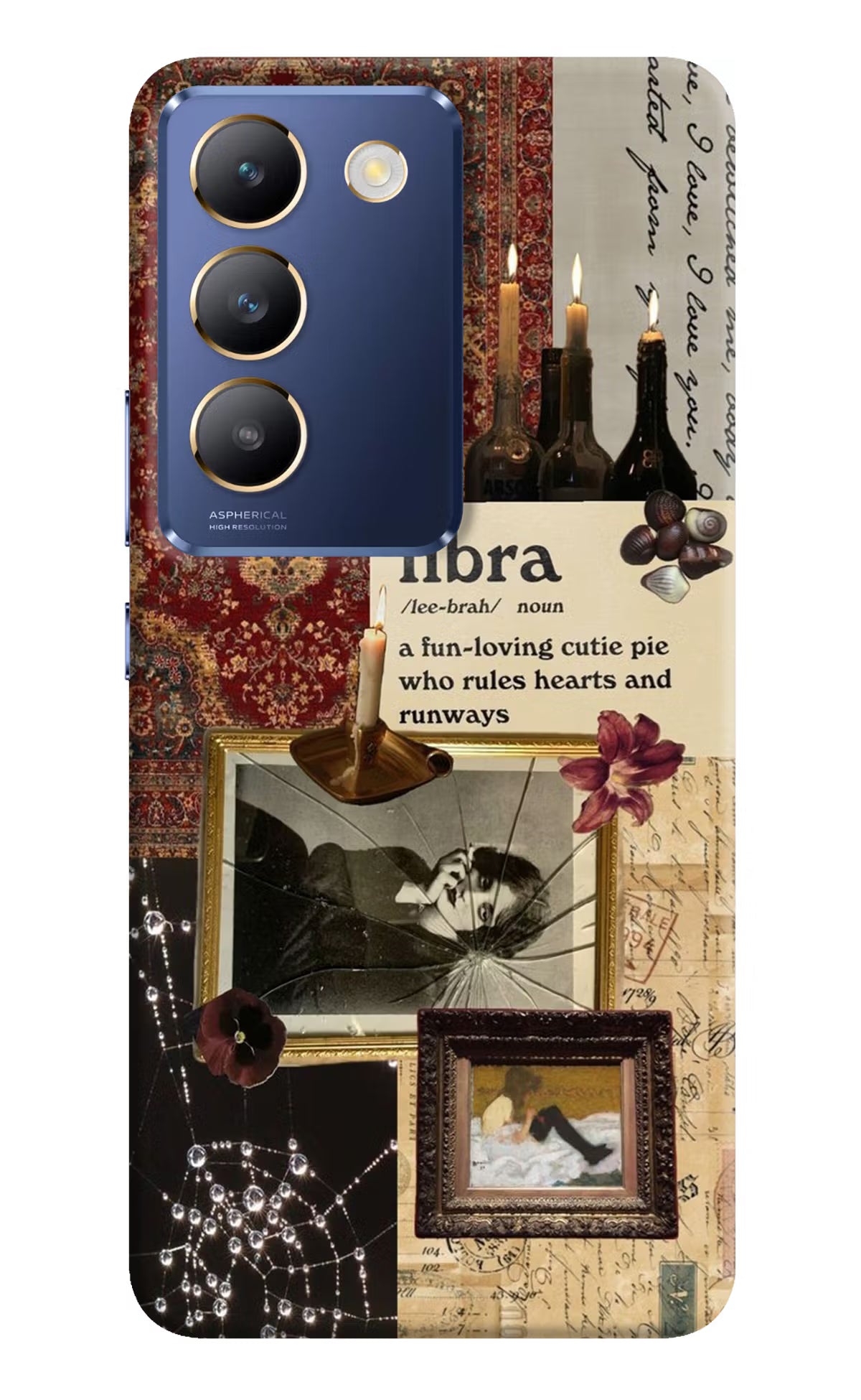 Libra Zodiac Vivo Y200E 5G/T3 5G Hard Case Back Cover by Casekaro