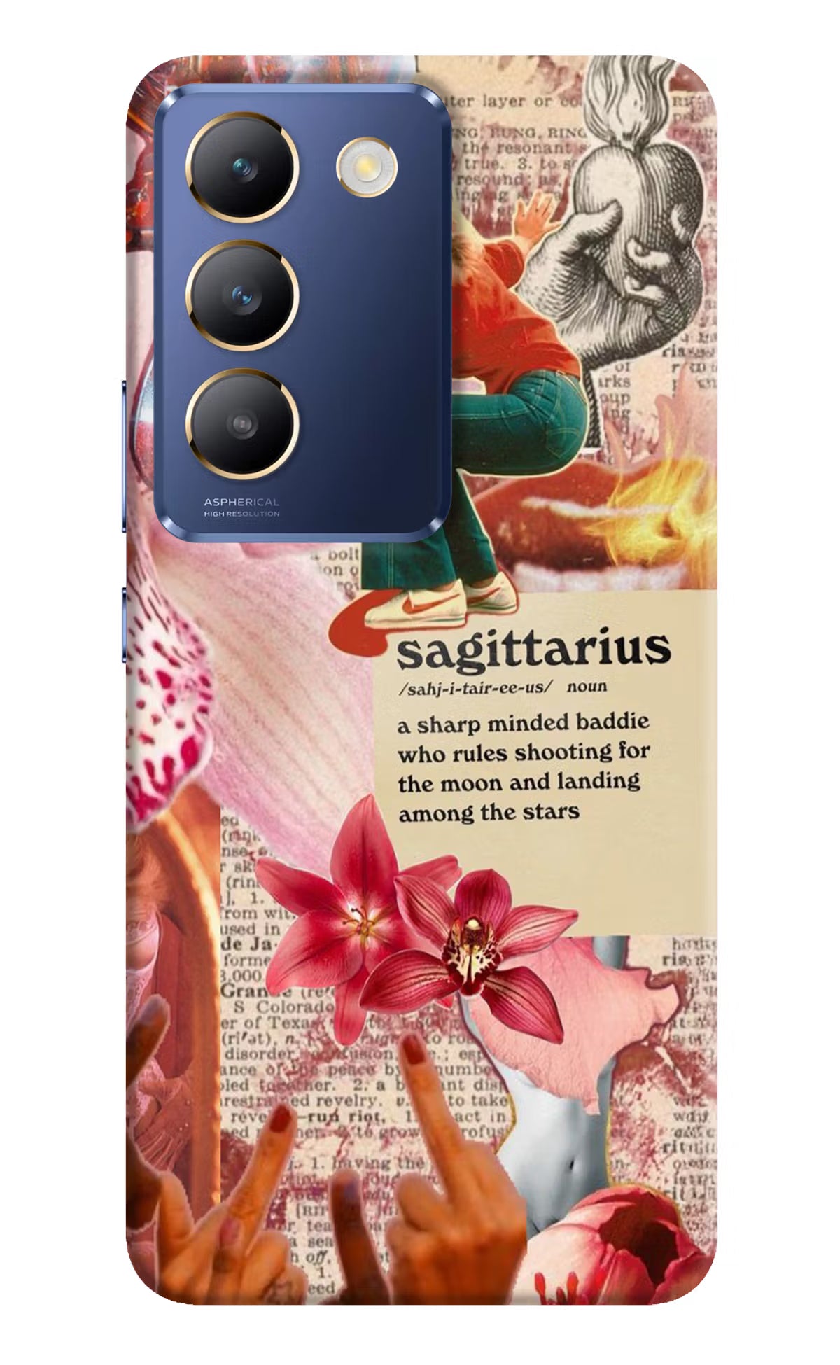 Sagittarius Zodiac Vivo Y200E 5G/T3 5G Hard Case Back Cover by Casekaro