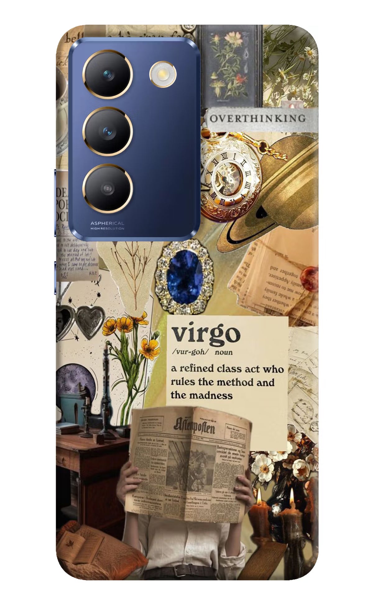 Virgo Zodiac Vivo Y200E 5G/T3 5G Hard Case Back Cover by Casekaro