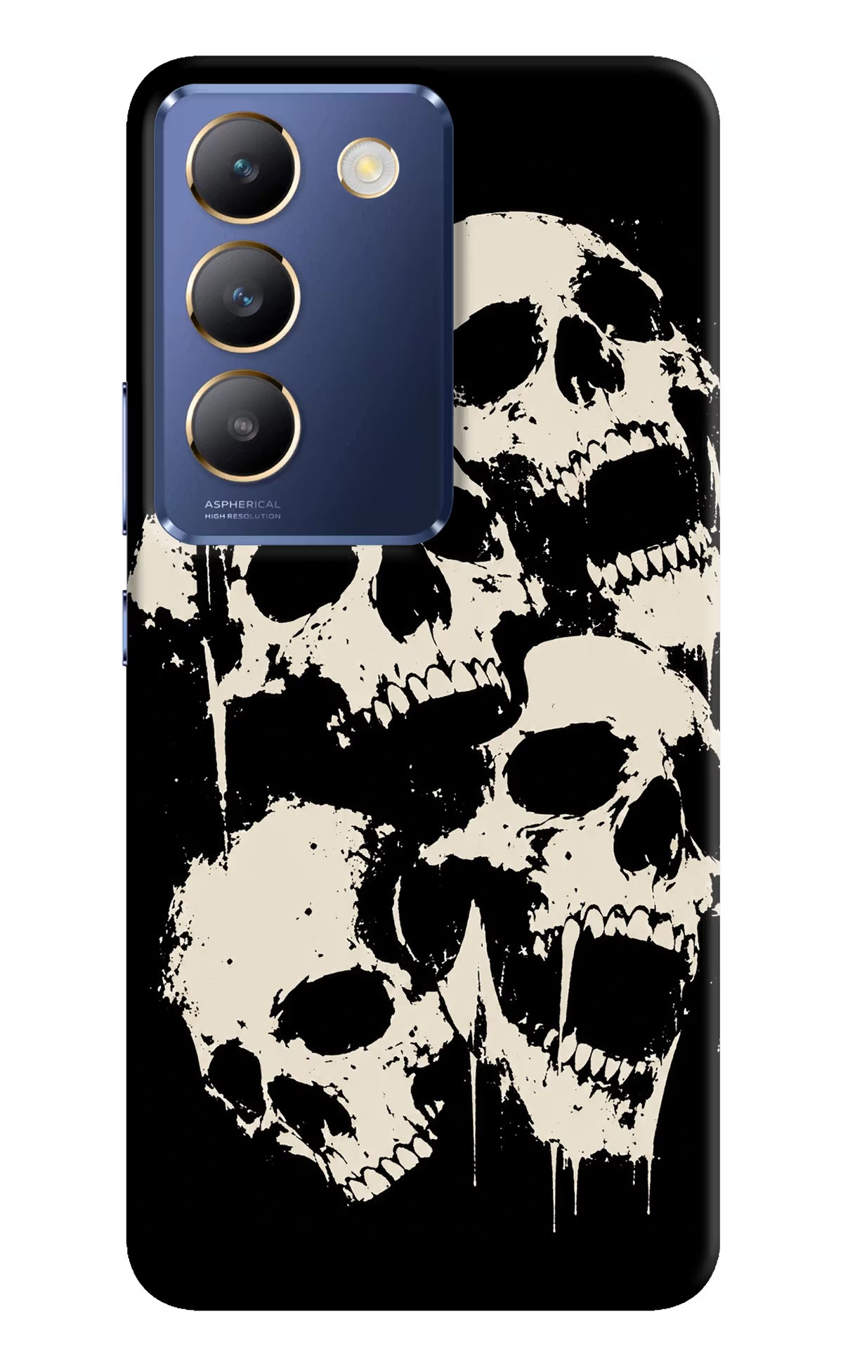 Dead Stack Vivo Y200E 5G/T3 5G Hard Case Back Cover by Casekaro
