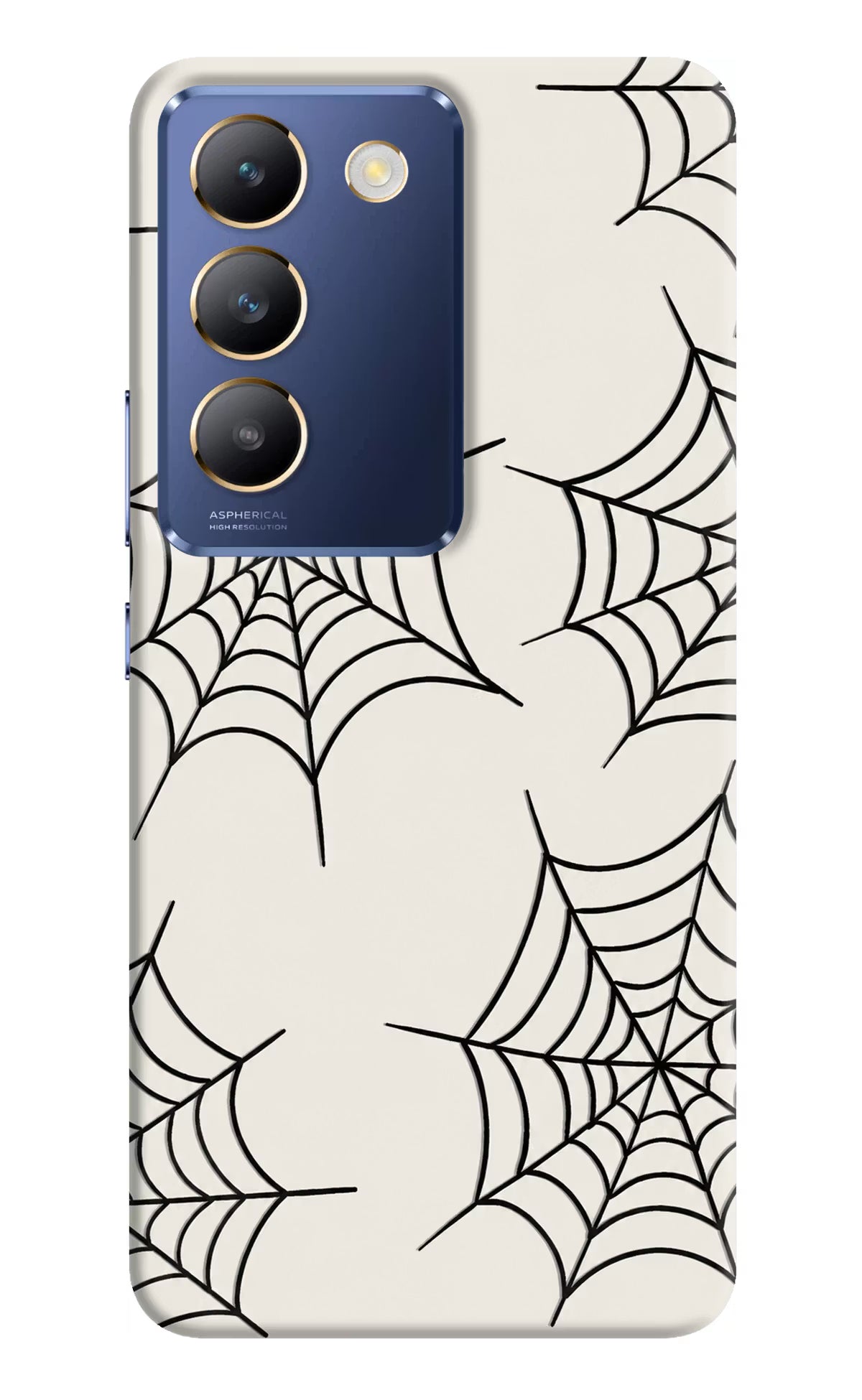 Spider Web Vivo Y200E 5G/T3 5G Hard Case Back Cover by Casekaro
