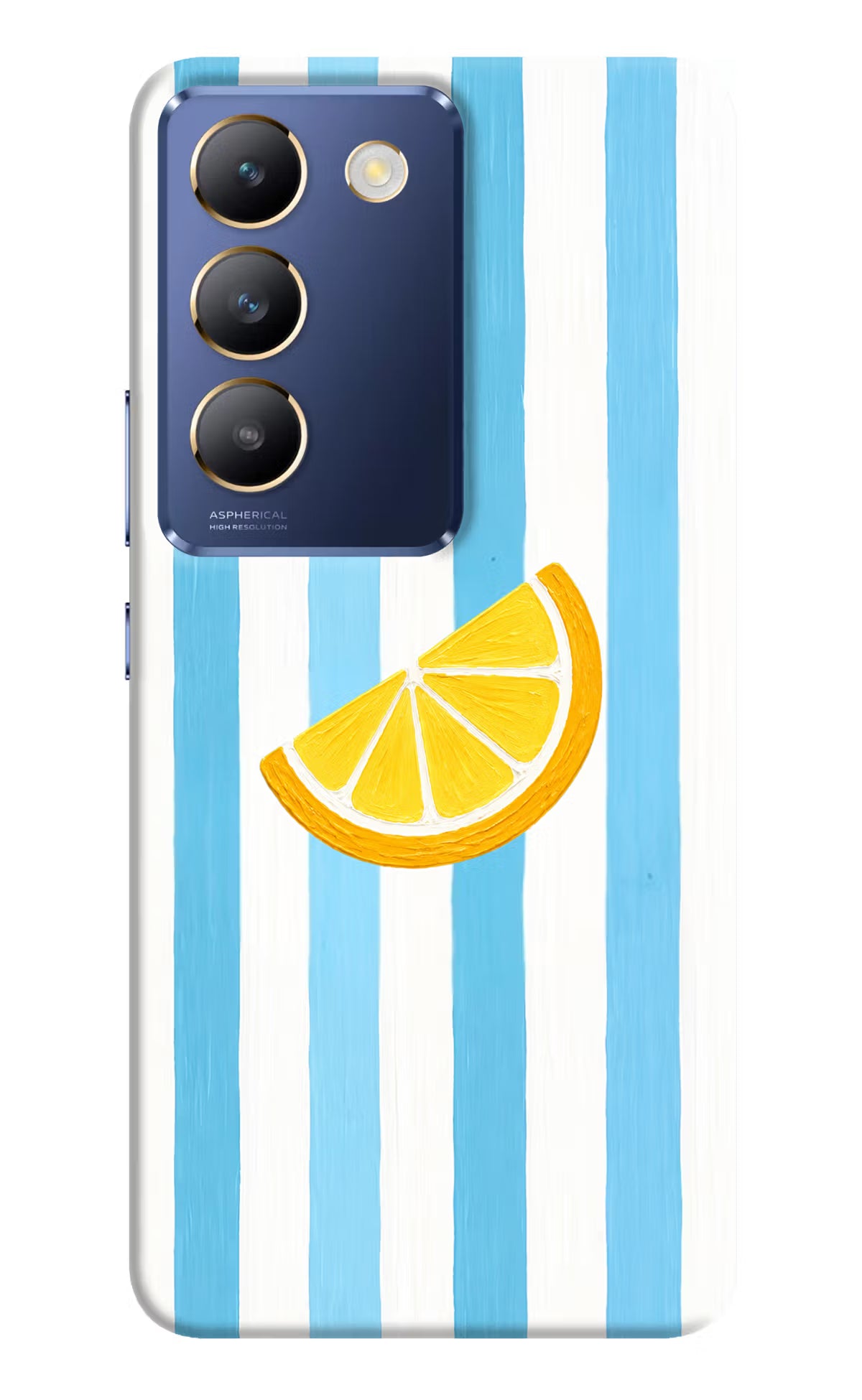 Summer Lemon Vivo Y200E 5G/T3 5G Hard Case Back Cover by Casekaro