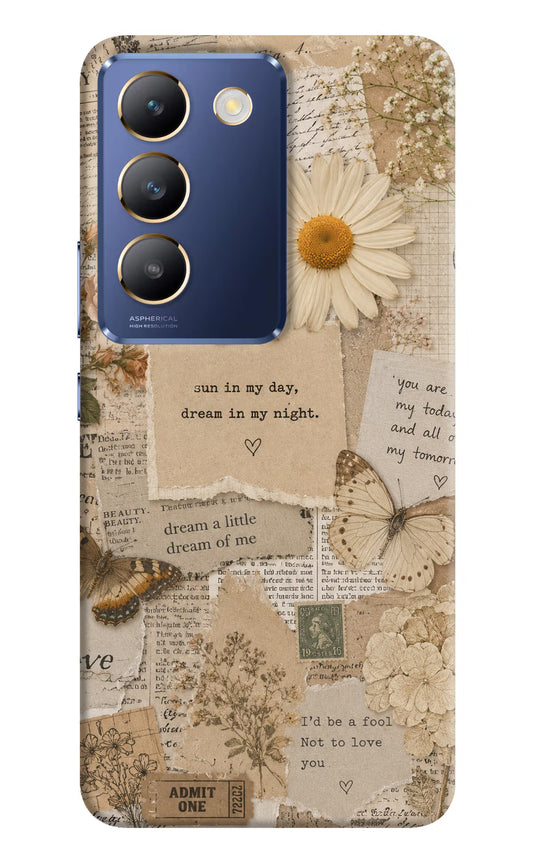Vintage case Vivo Y200E 5G/T3 5G Hard Case Back Cover by Casekaro
