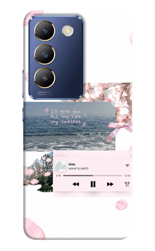 Wave to earth Vivo Y200E 5G/T3 5G Hard Case Back Cover by Casekaro